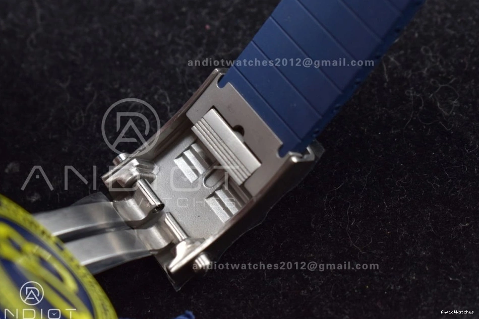 Automatic Blue Dial on 1168 Rubber 1:1 A SS Strap Blue SuperOcean 42 Contemporary BLSF Best Edition 0214